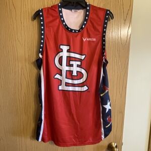 St.‎ Louis Cardinals Adult Basketball Jersey  XL Extra Large 2024 SGA Stars STL